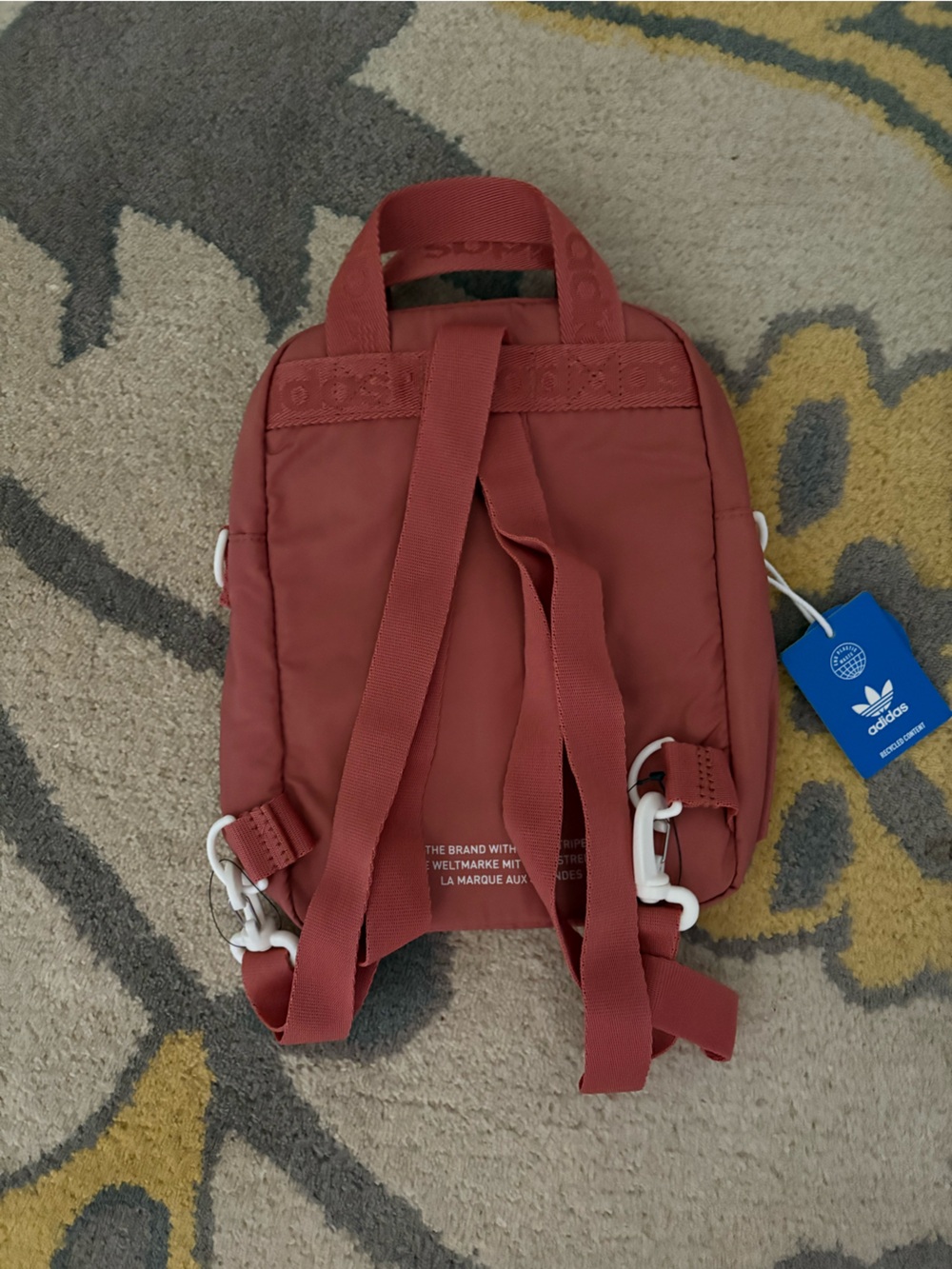 adidas Pink Mini Backpack - Picture 2 of 6